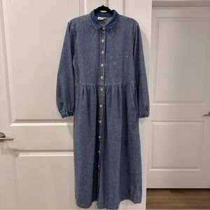 Vintage 90s Match Denim Women’s 10 Cotton Made in USA Milkmade Farmhouse Cottage